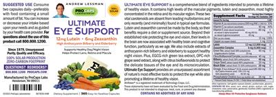 Ultimate Eye Support label