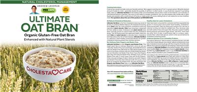 Ultimate Oat Bran label
