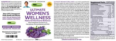 Ultimate Women's Wellness label