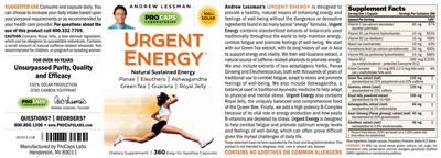 Urgent Energy label