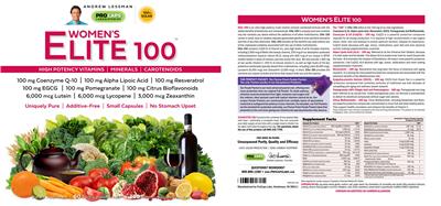 Women's Elite 100 label