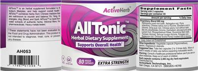 AllTonic label