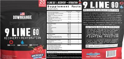 9 Line Go American AF Cherry Punch label