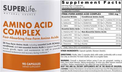 Amino Acid Complex label