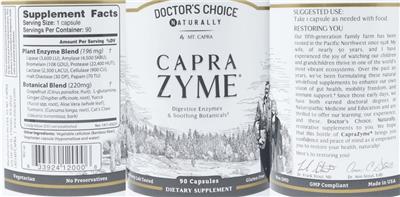 CapraZyme label