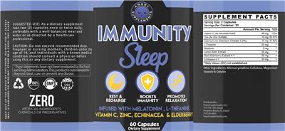Immunity Sleep label