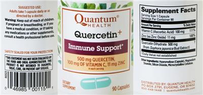 Quercetin + label