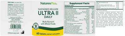 Ultra II Daily Sustained Release label