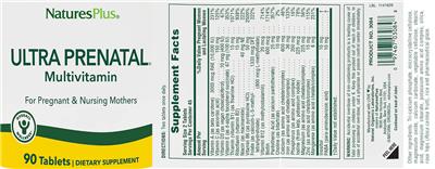 Ultra Prenatal label