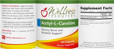 Acetyl-L-Carnitine label