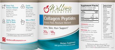 Collagen Peptides label
