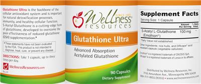 Glutathione Ultra label