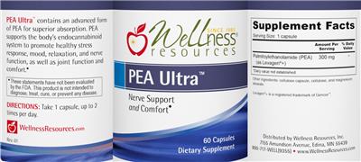 PEA Ultra label