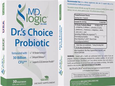 Dr.'s Choice Probiotic label