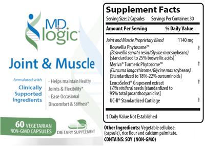 Joint & Muscle label