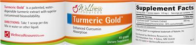 Turmeric Gold Powder label