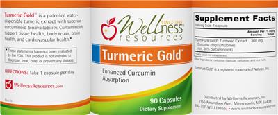 Turmeric Gold label