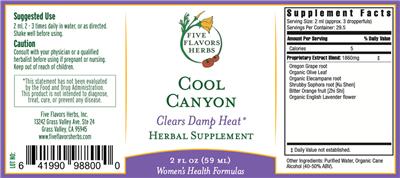 Cool Canyon label