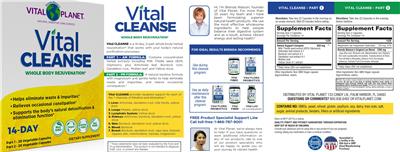 Vital Cleanse - Part 2 label