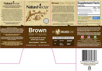 Brown Bee Propolis label