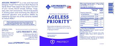 Ageless Priority label