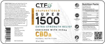 10x Pure-Gold Super 1500 label