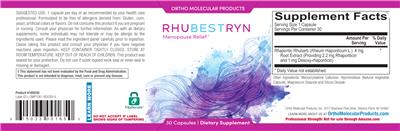 Rhubestryn label