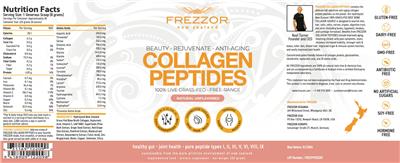 Collagen Peptides Natural Unflavored label
