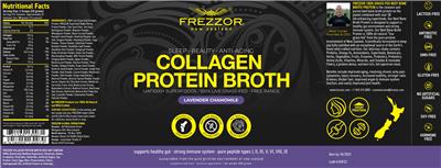 Collagen Protein Broth Lavender Chamomile label