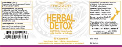 Herbal Detox label