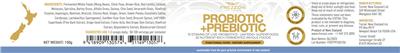 Probiotic + Prebiotic label