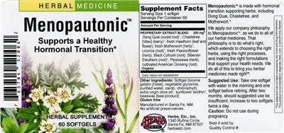 Menopautonic label