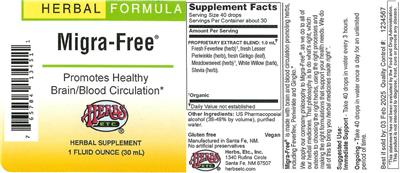 Migra-Free label