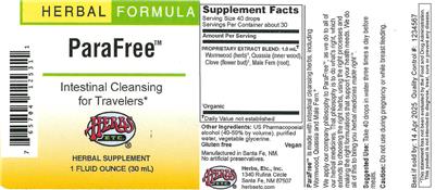 ParaFree label