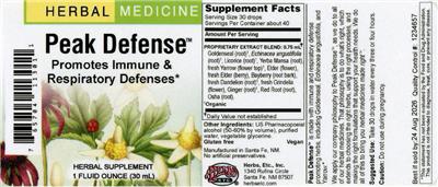Peak Defense label