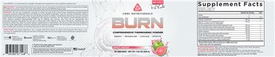 BURN Apple Guava label