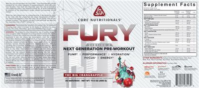 FURY The Big Crangrapple label