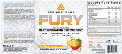 FURY Tropic Thunder label