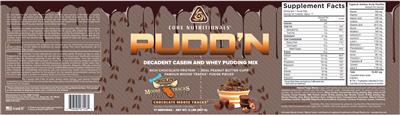 PUDD'N Denali Chocolate Moose Tracks label