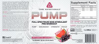 PUMP Watermelon Grape label