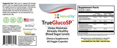 TrueGlucoSP label