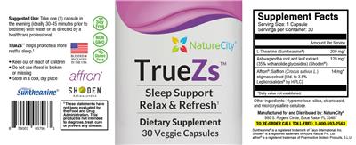 TrueZs label
