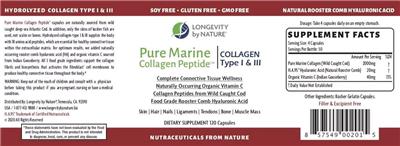 Pure Marine Collagen Peptide label