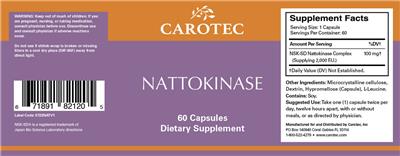 Nattokinase label
