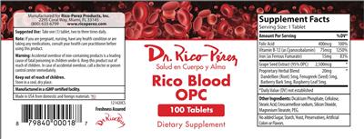 Rico Blood OPC label