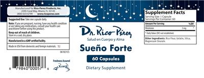Sueno Forte label