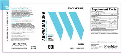 Ashwagandha Cherry label