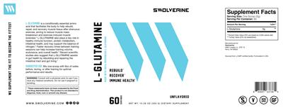 L-Glutamine Unflavored label