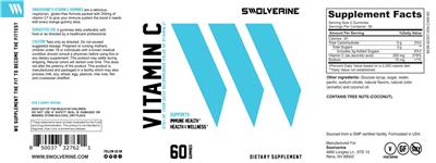 Vitamin C label