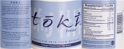 Toki Powder label